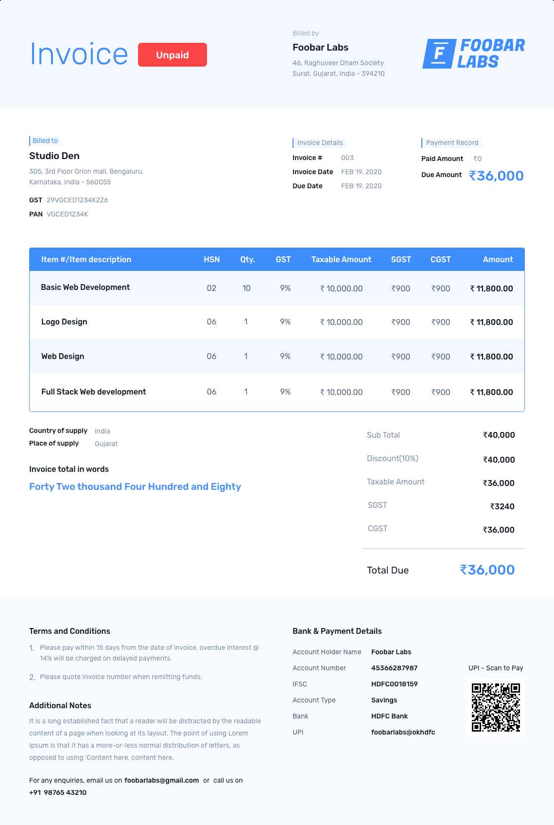 self employed invoice template hours worked