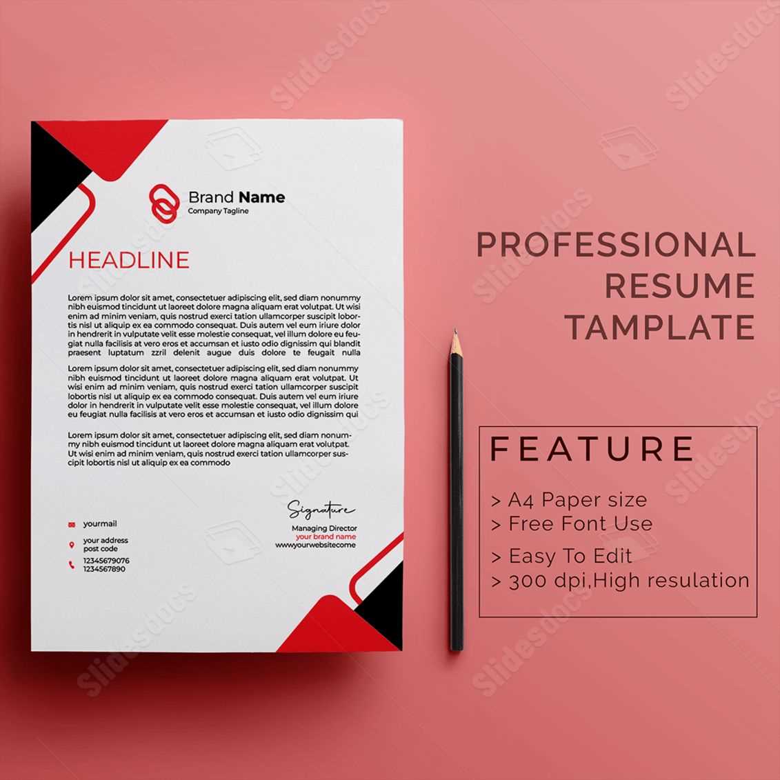 free invoice letterhead template