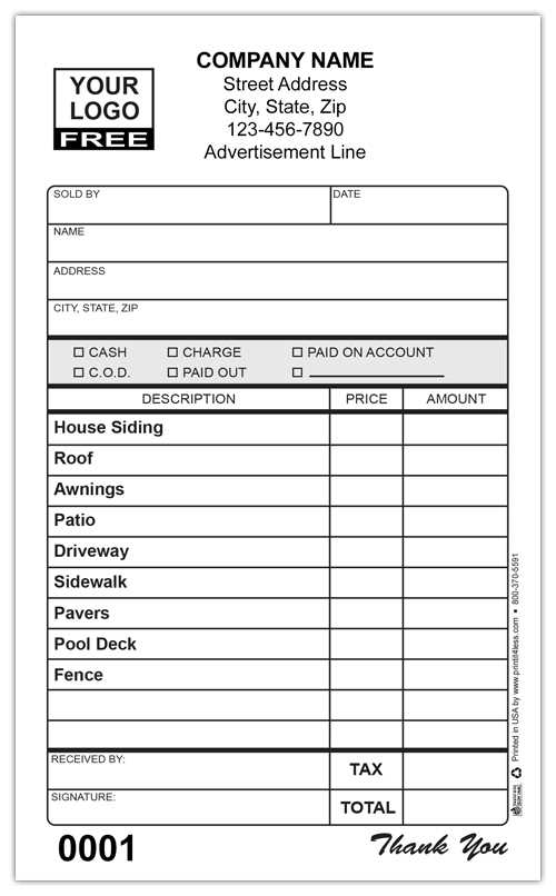 shirt invoice template