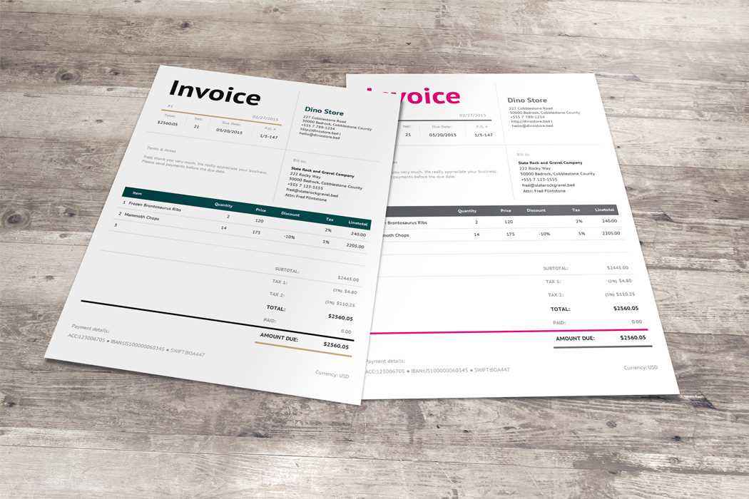 smart invoice template