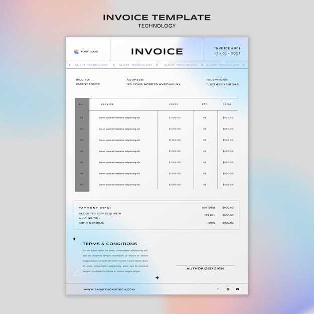 smart invoice template