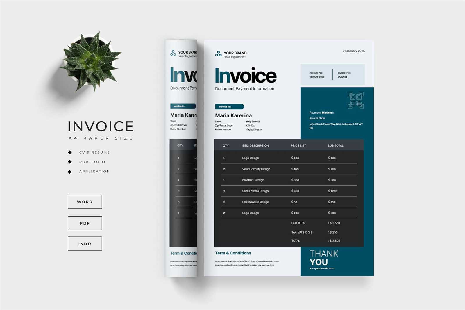 corporate invoice template