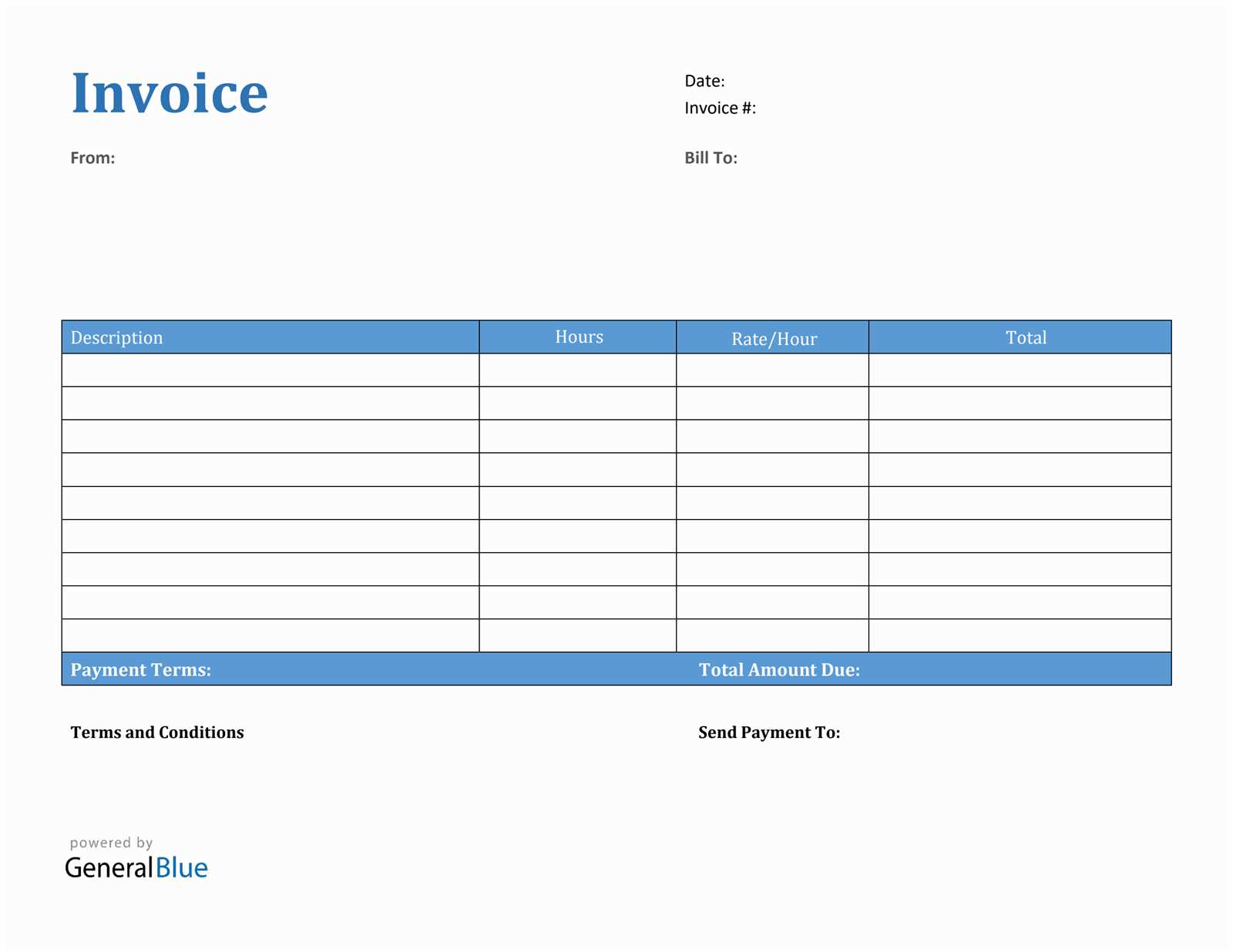 printable blank invoice template