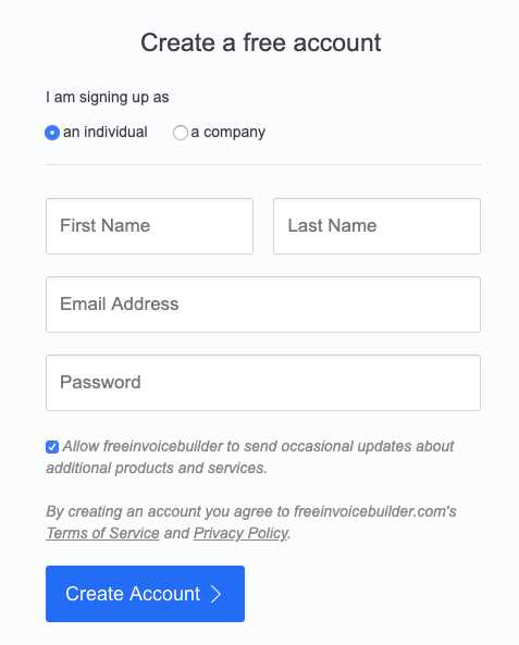 template how to send an invoice