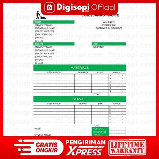 template invoice indonesia