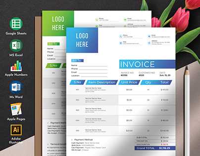 invoice template for apple pages