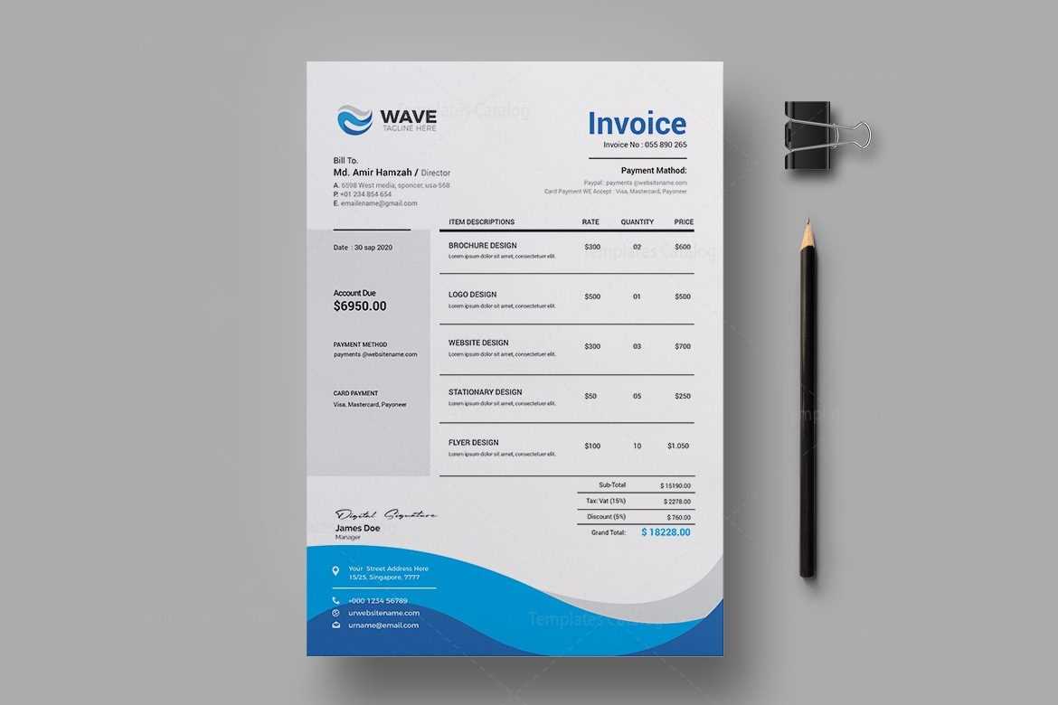 free invoice template wave