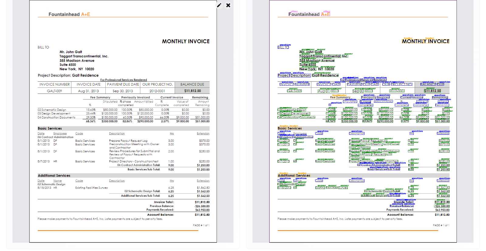 tiling invoice template