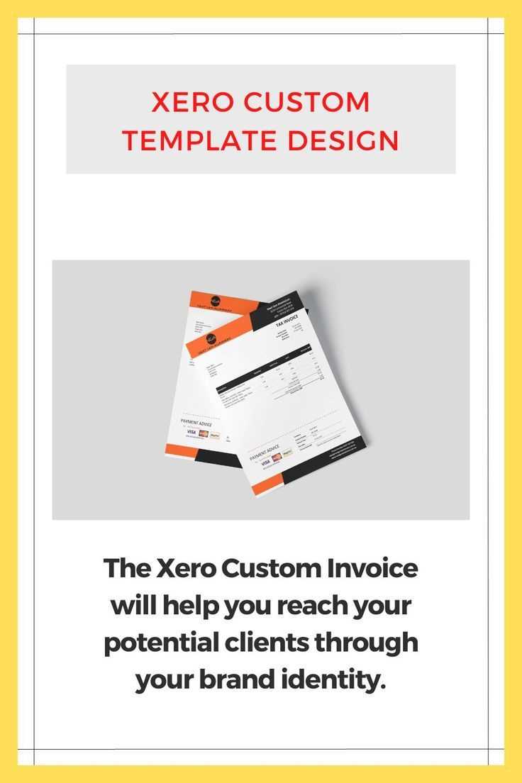 advanced invoice template xero