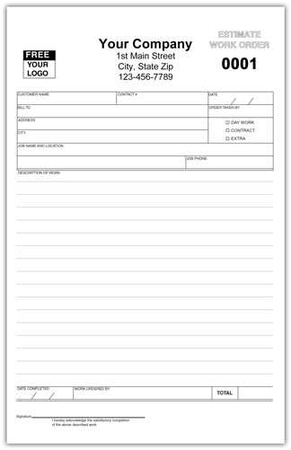 truck repair invoice template