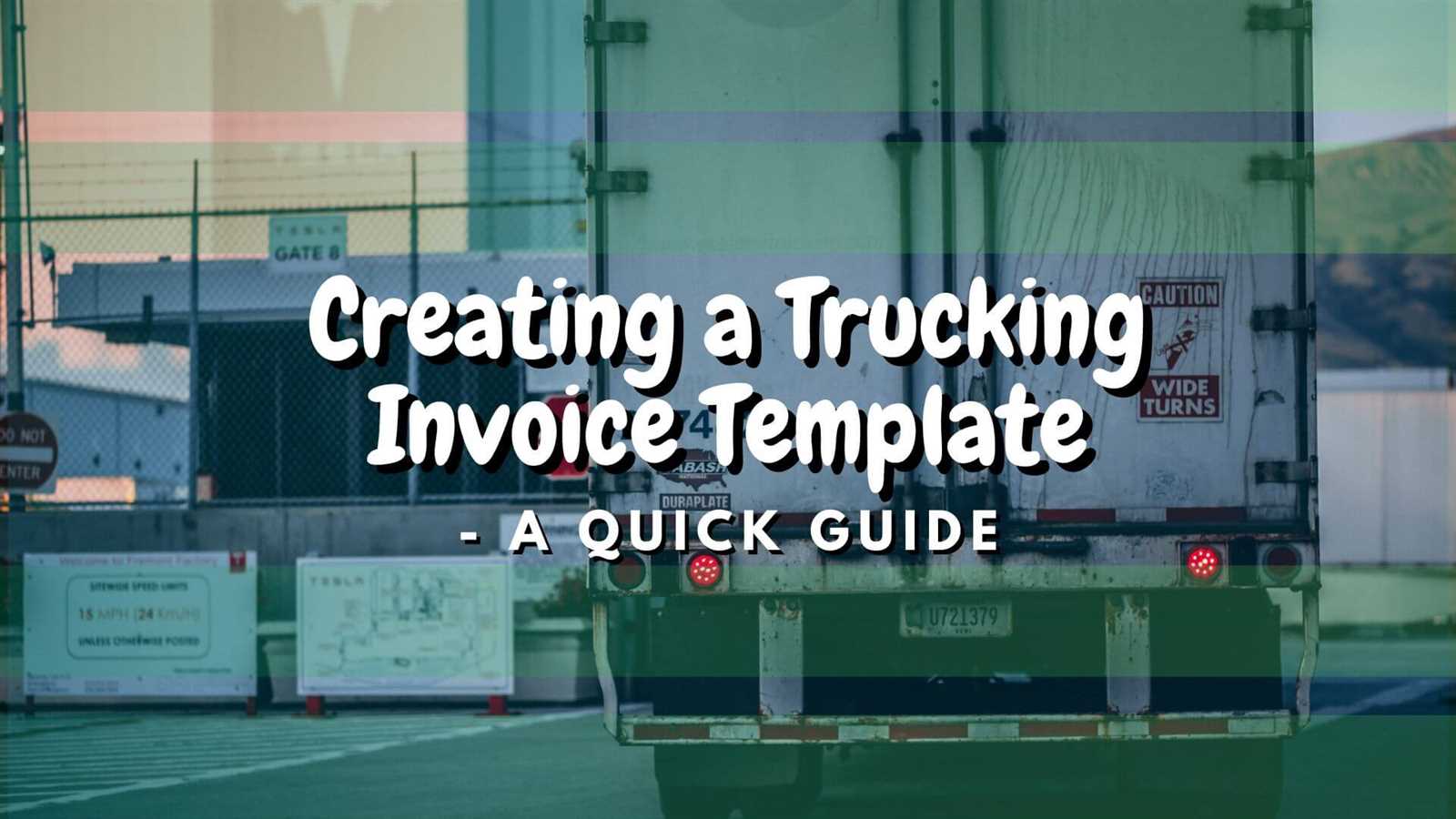 trucking invoice templates