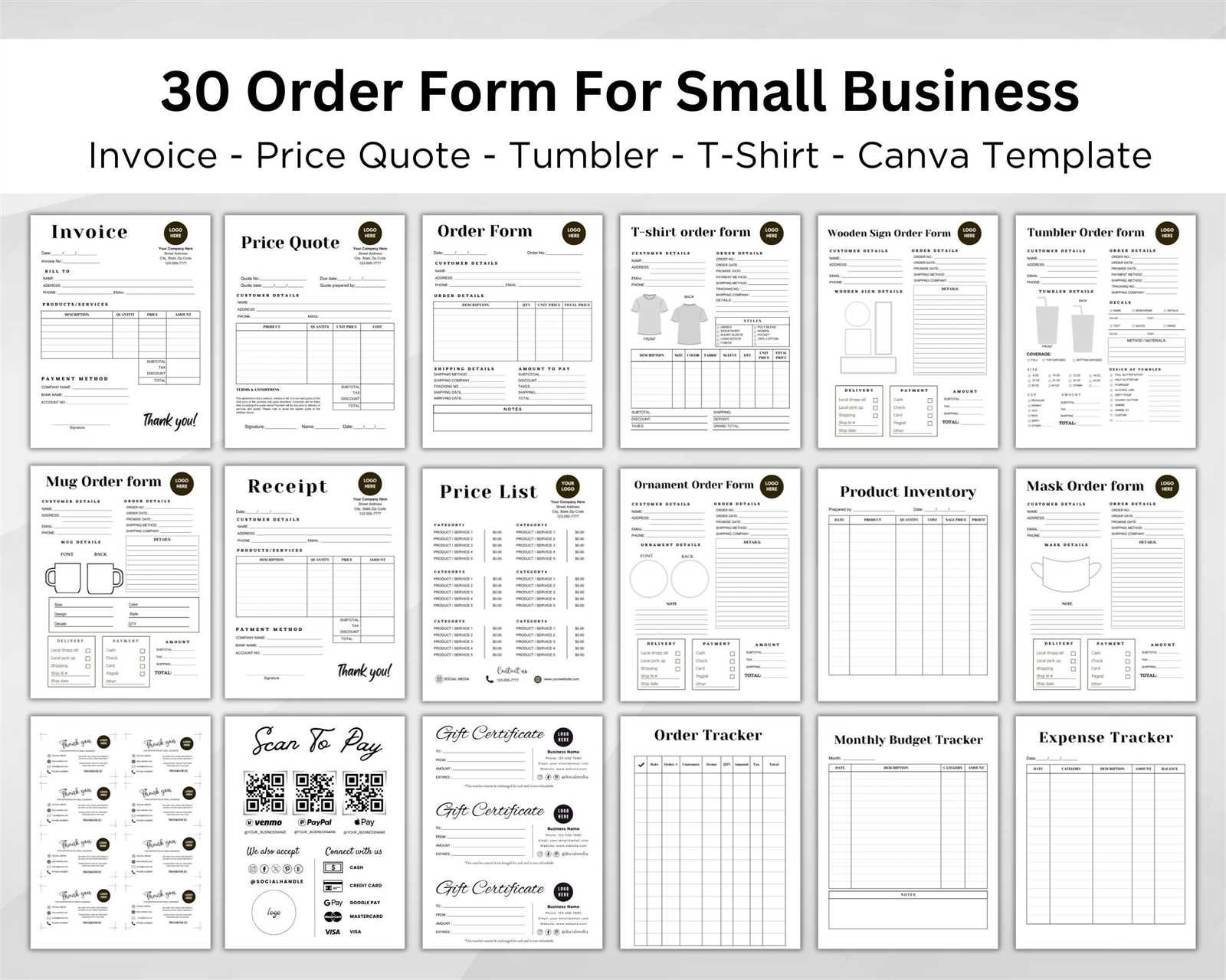 tumbler invoice template