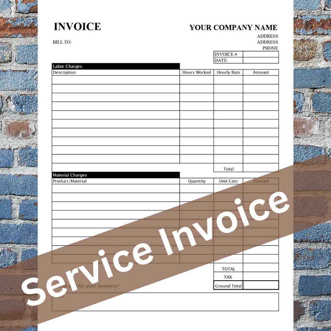 invoice template for openoffice