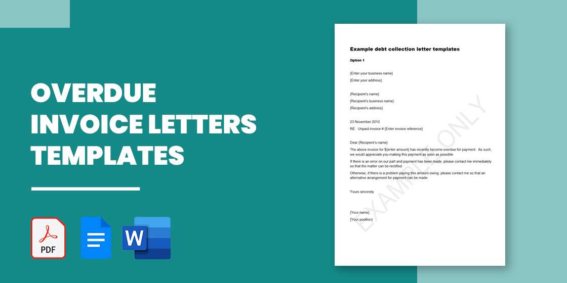 unpaid invoice letter template