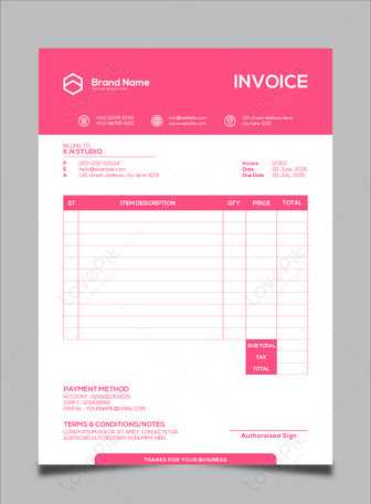 html invoice template free download