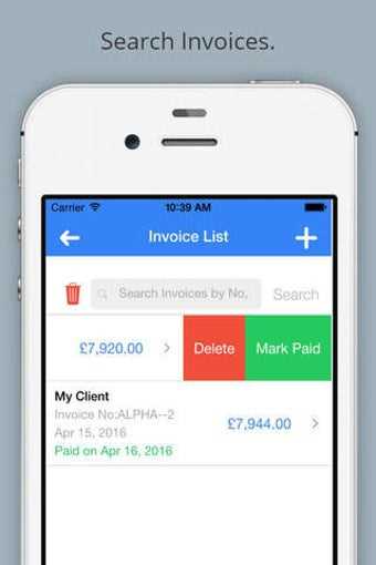 invoice template ipad