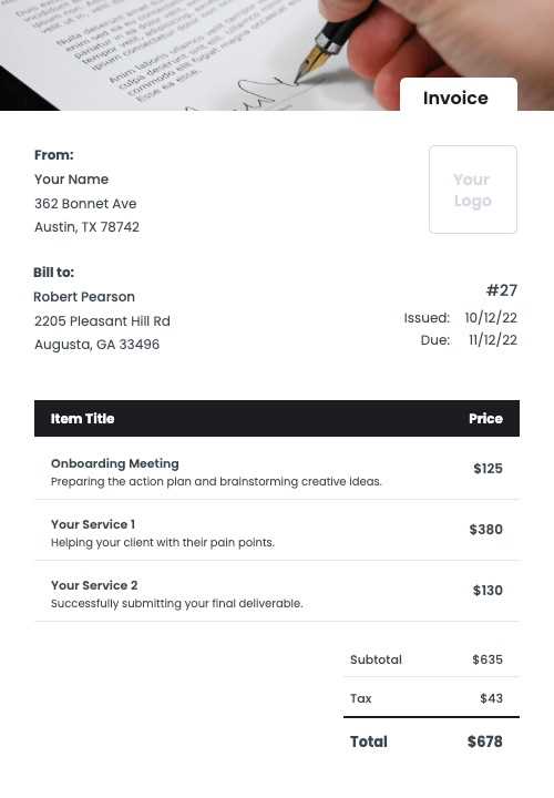 billings invoice templates