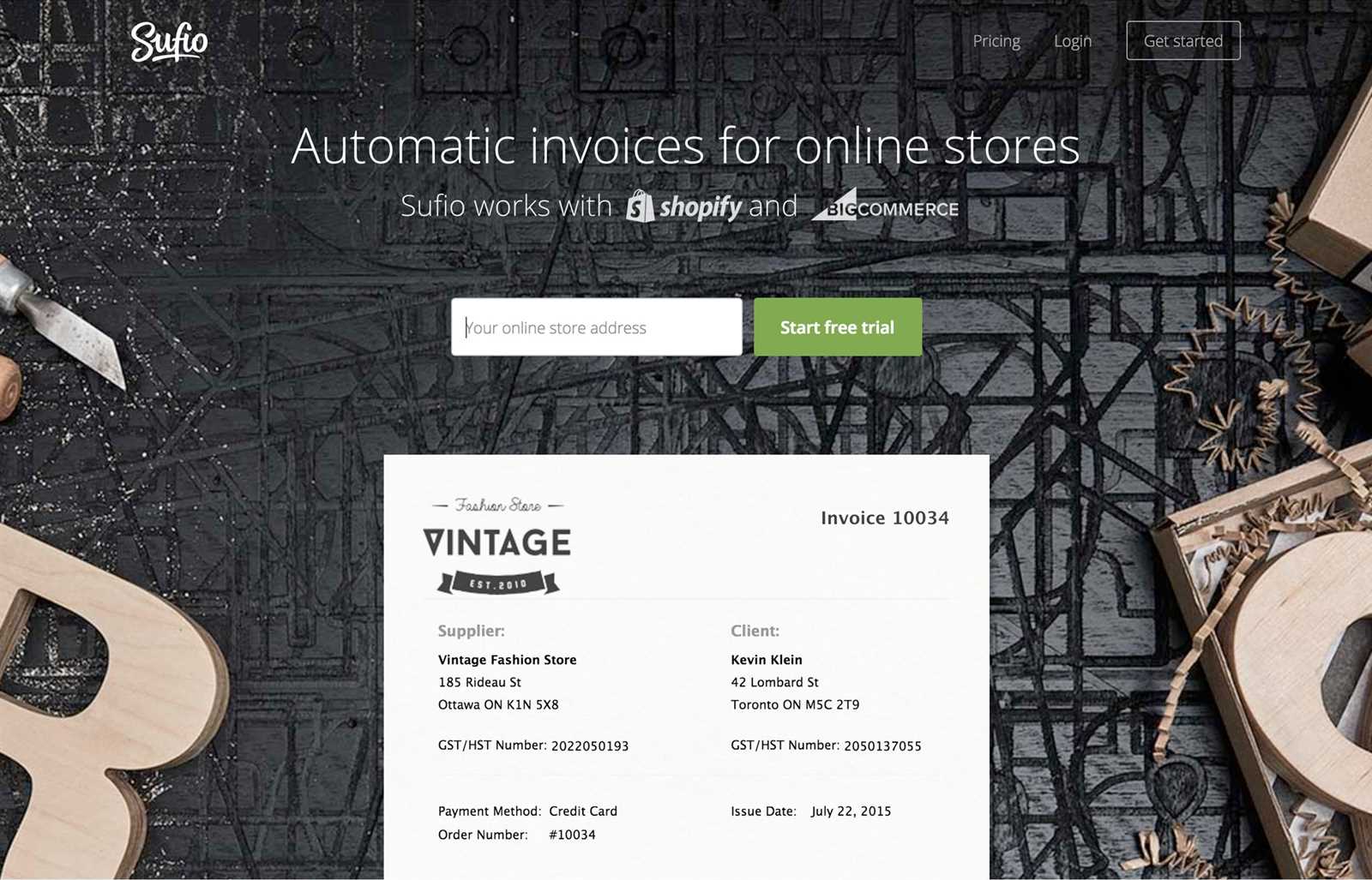 shopify invoice template html