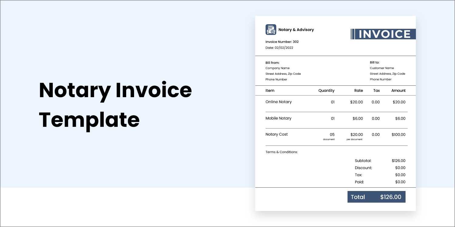 loan invoice template