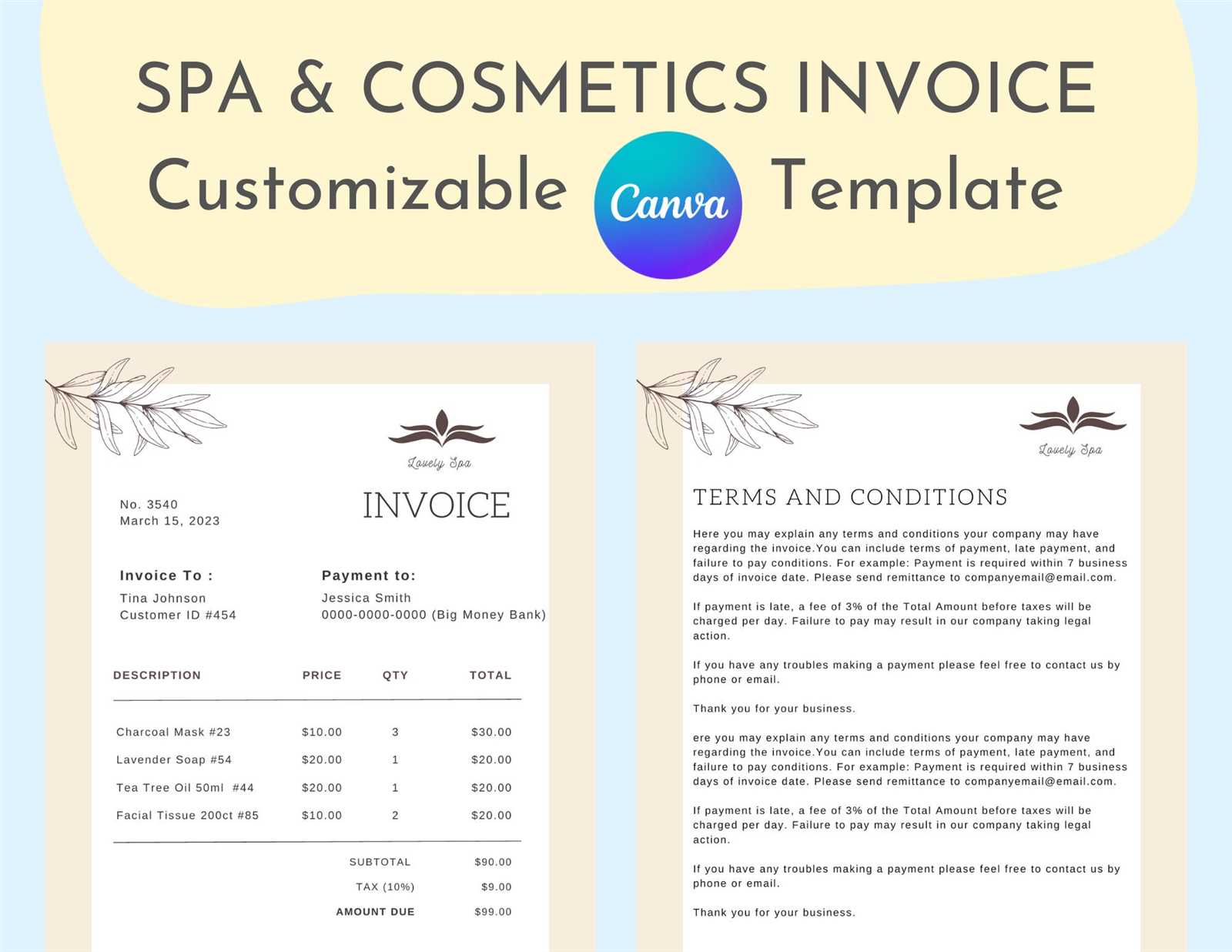 mua invoice template