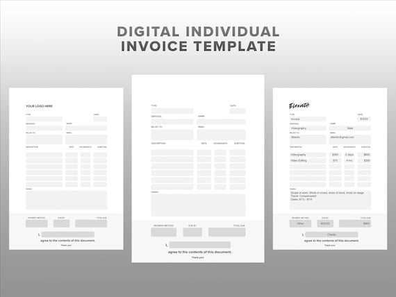 invoice template for individual