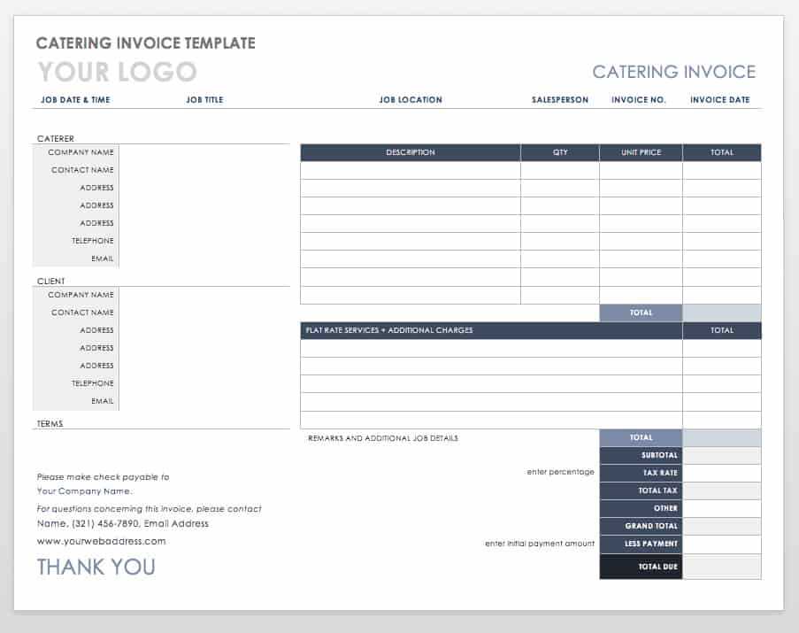 equipment rental invoice template