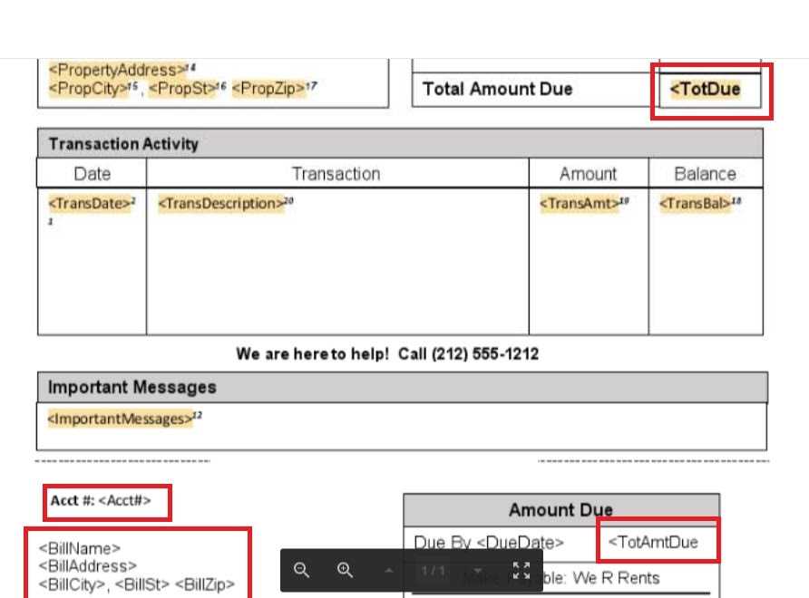 import invoice template