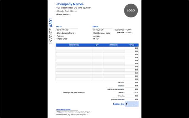 simple invoice template for services rendered