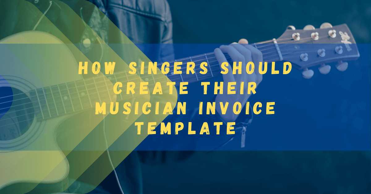 music teacher invoice template