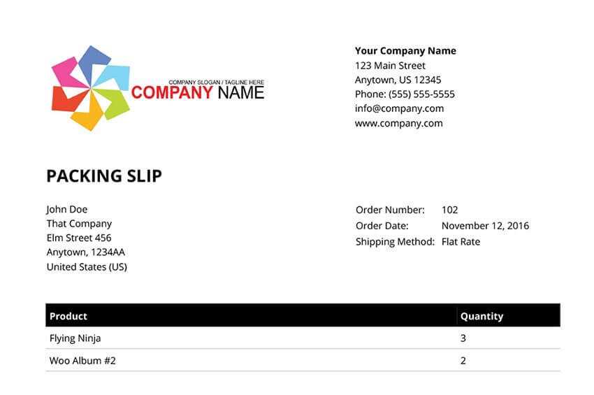 woocommerce pdf invoice template