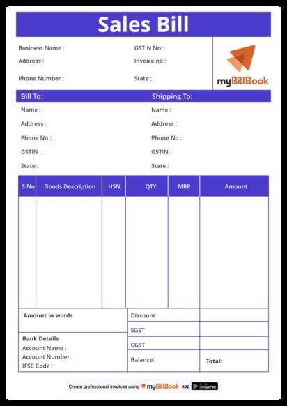 invoice template excel with logo