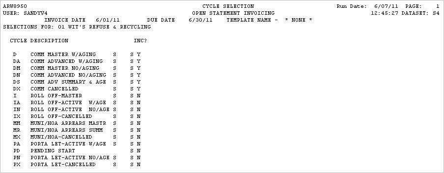 invoice statement template