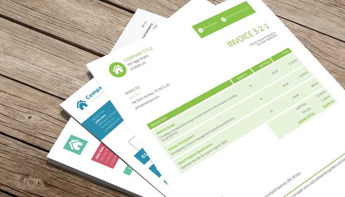 html code for invoice template free