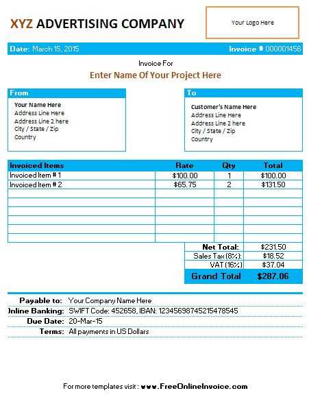 pinterest invoice template