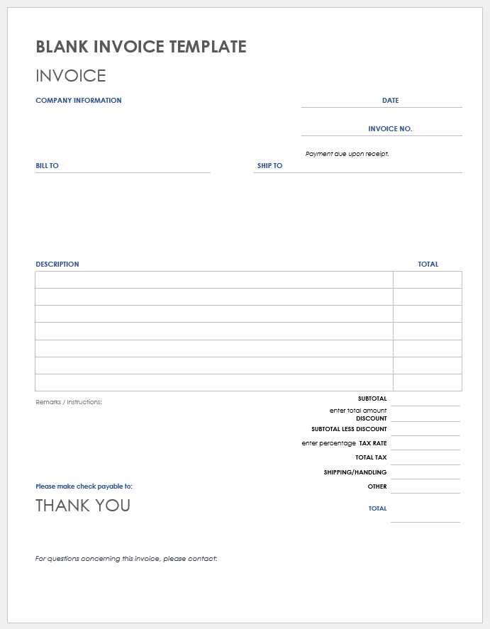 self employed invoice templates