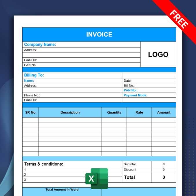 invoice without gst template