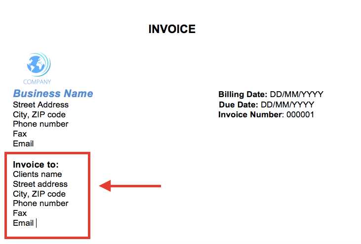 microsoft invoice template