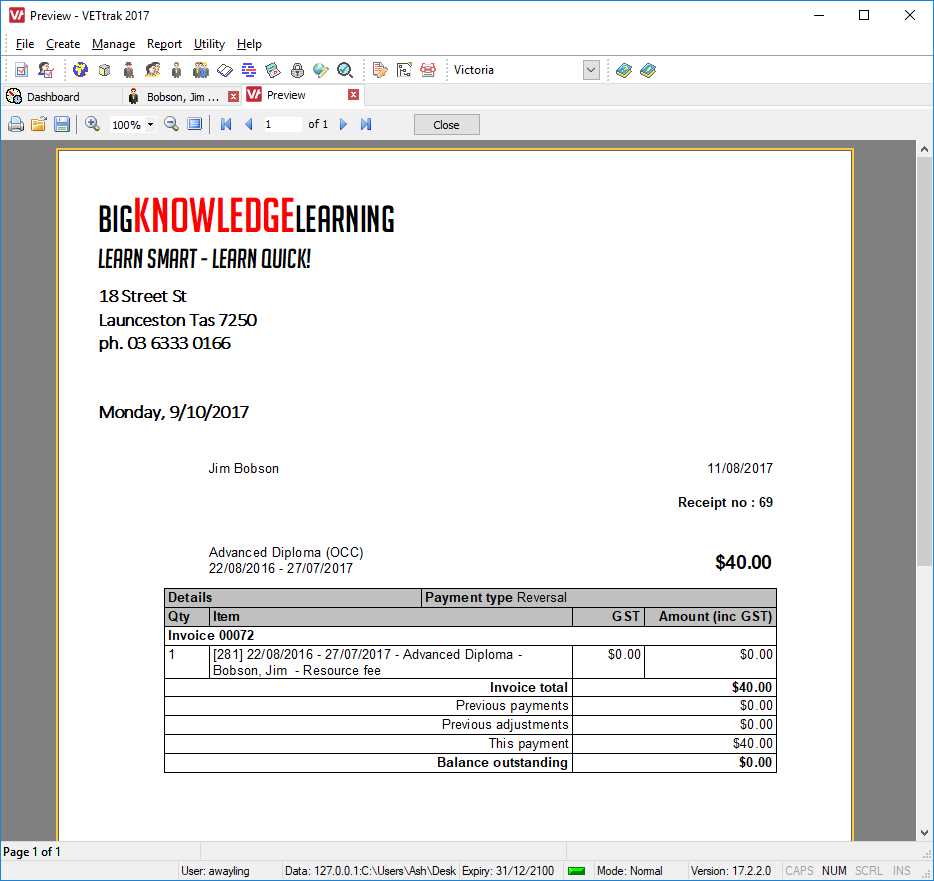 invoice footer template