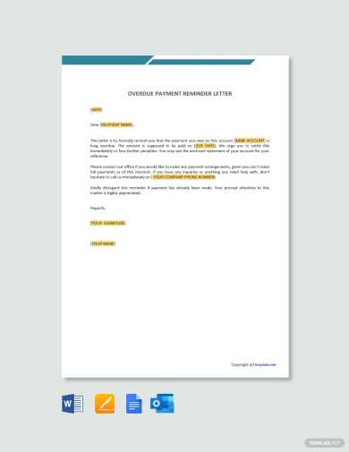 invoice collection letter template