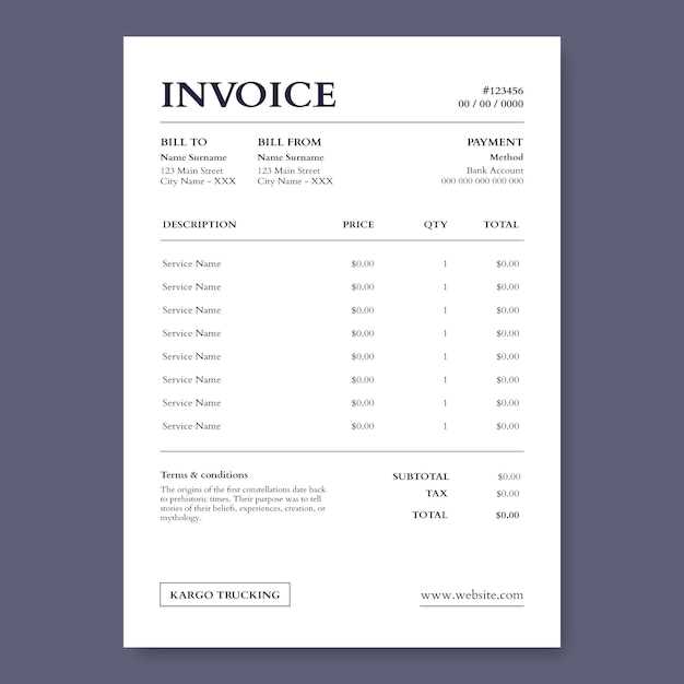 free invoices templates