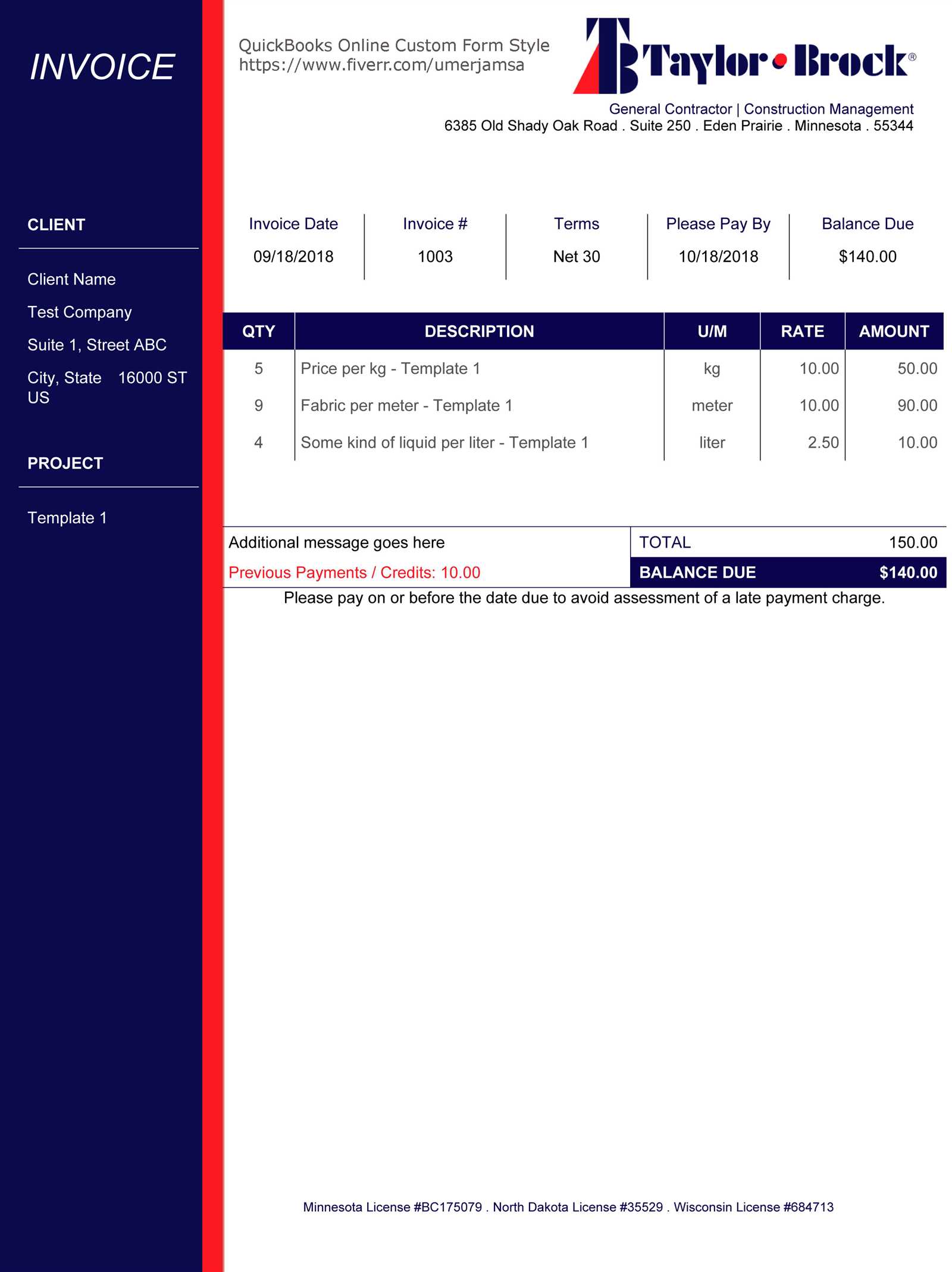 how to customize invoice template in quickbooks desktop