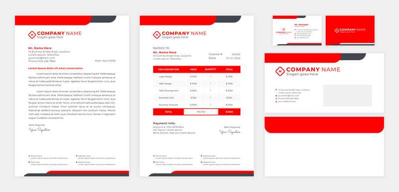 free invoice letterhead template