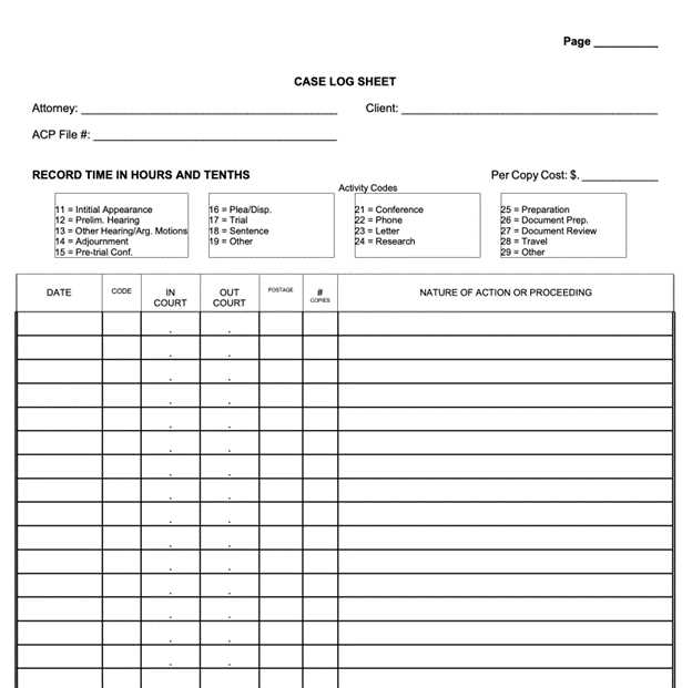 paralegal invoice template