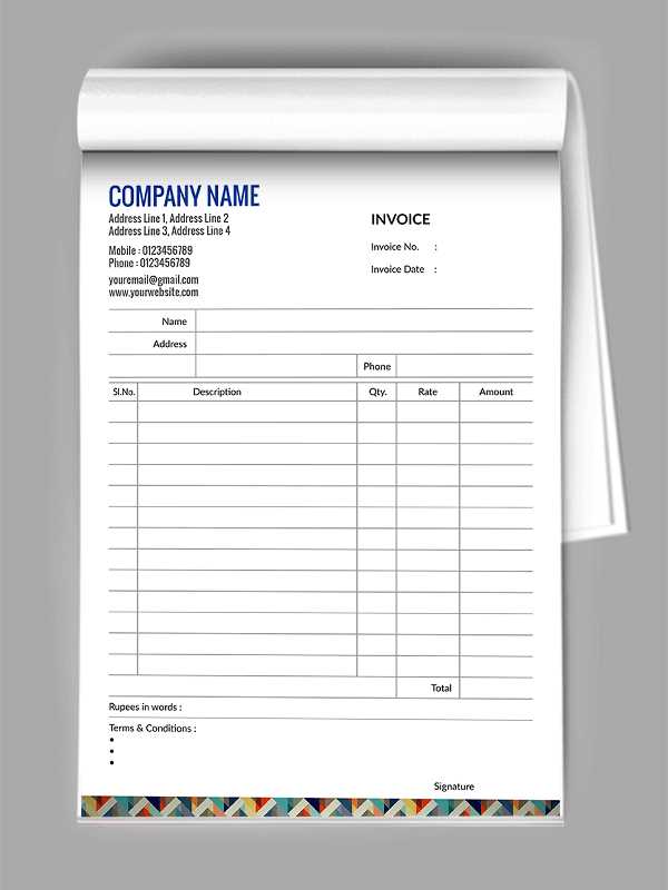 t shirt invoice template