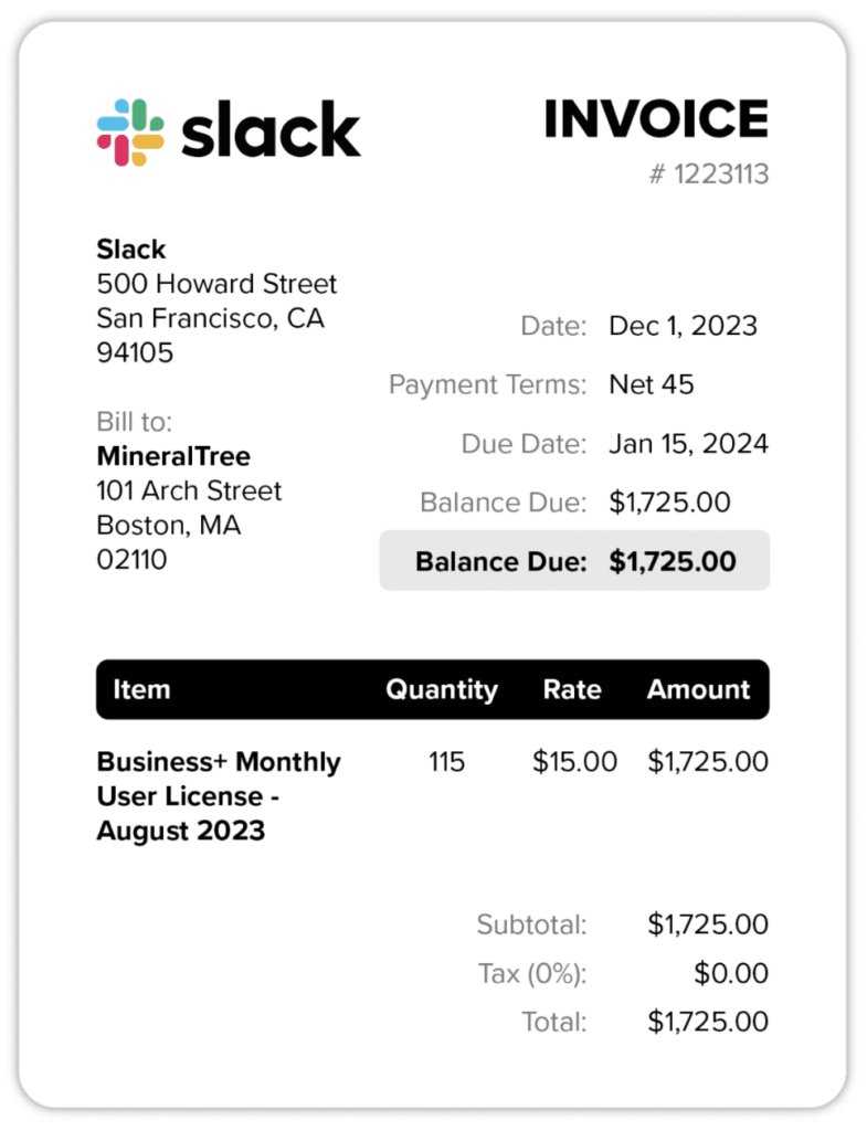 new invoice email template