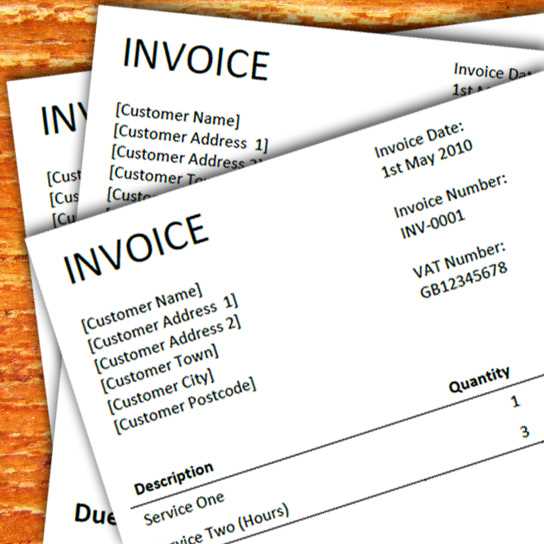 invoice template for actors