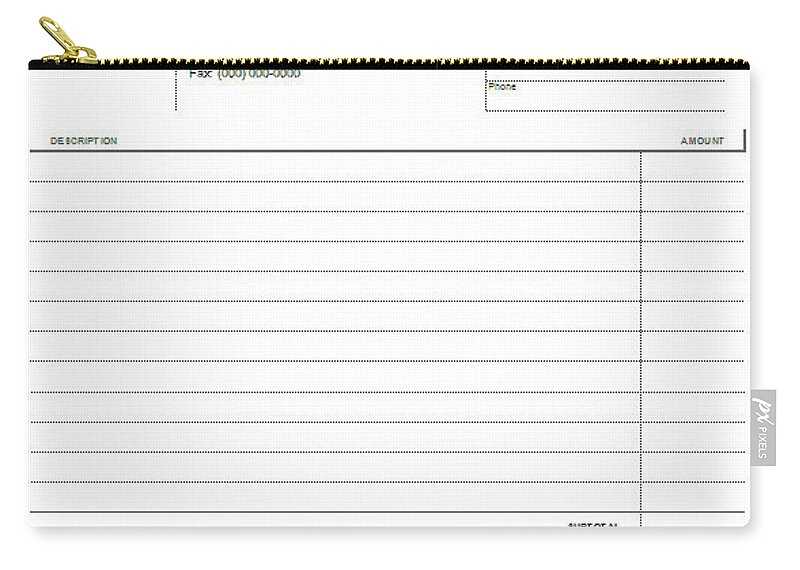 invoice blank template