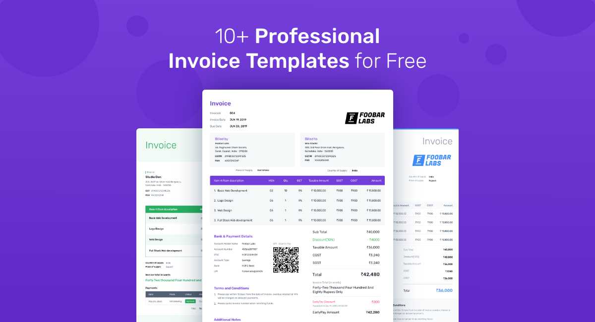 proforma invoice html template