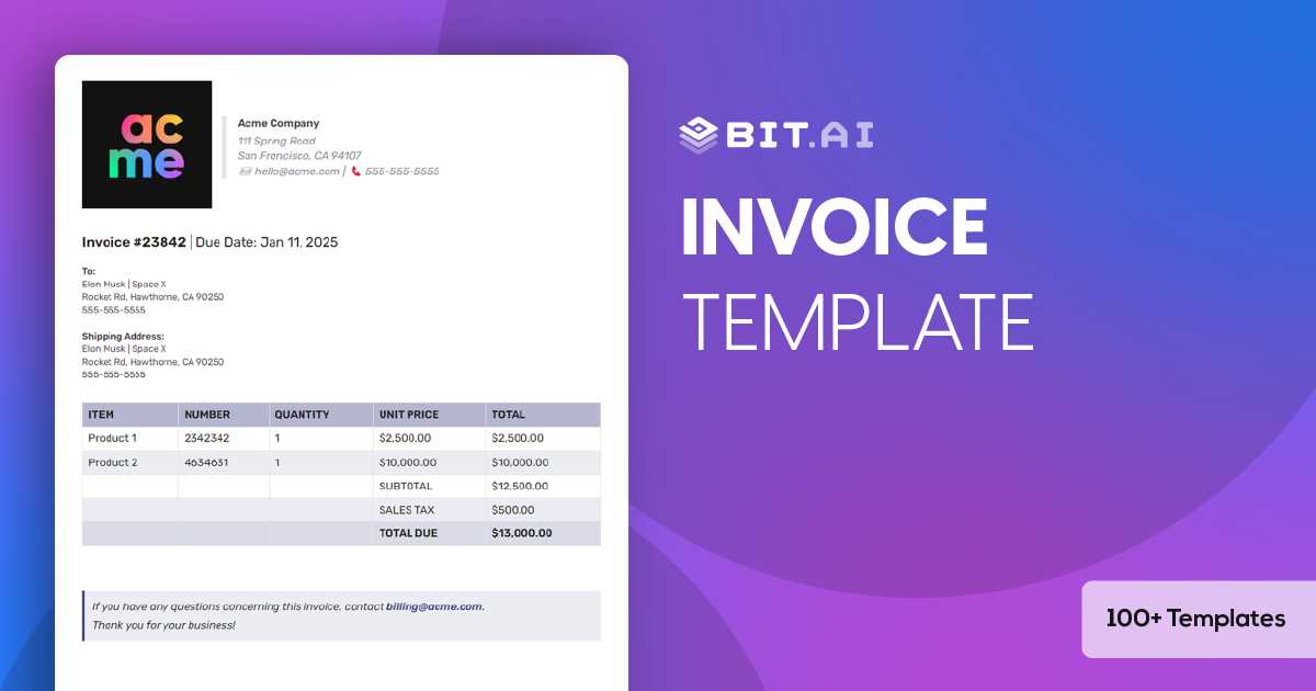 research invoice template