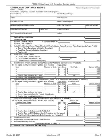 dba invoice template